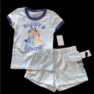 Girls 7/8 Bluey Short Set